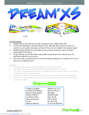 Depron AERO DREAM'XS User Manual