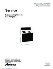 Amana ARGS7650 Series Service Manual