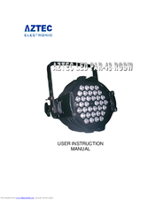 Aztec LED PAR-48 RGBW User Instruction Manual