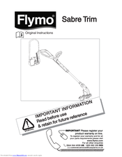 Flymo Sabre Trim Original Instructions Manual
