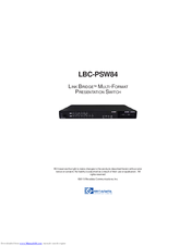 Broadata Link Bridge LBC-PSW84 User Manual