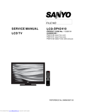 Sanyo LCD-DP42410 Service Manual