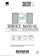 Aiwa NSX-R51 Service Manual