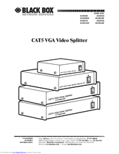 Black Box AC502A Manual