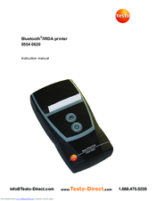 TESTO 0554 0620 Instruction Manual