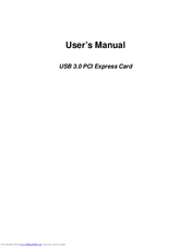 Goodway PU3010 User Manual