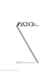 Modor NF-1 User Manual