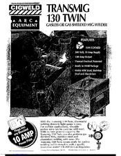 Cigweld Transmig 130 Twin Instruction Manual