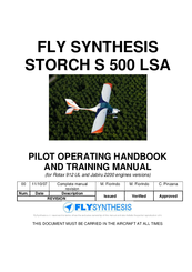 Fly Synthesis Storch S 500 LSA Pilot Operating Handbook And Training Manual