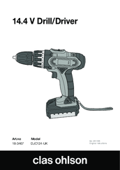 Clas Ohlson DJC124-144-UK Original Instructions Manual