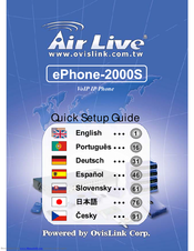 AirLive EPHONE-2000S Quick Setup Manual
