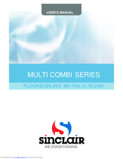 Sinclair MC-F09AI User Manual