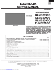 Electrolux GLMB209DB Service Manual