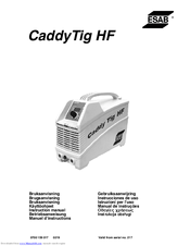 Esab CaddyTig HF Instruction Manual