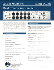 Summit Audio DCL-200 User Manual