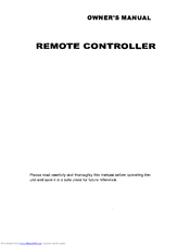 Electrolux R51K/BGCE Owner's Manual