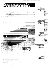 Panasonic NVRX9 User Manual