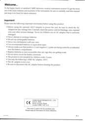 Casio LD-50 User Manual
