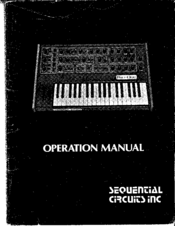 Sequential Pro-One 100 Operation Manual