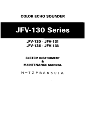 ProNav JFV-131 System Instrument & Maintenance Manual