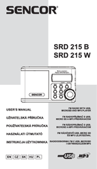Sencor SRD 15 B User Manual