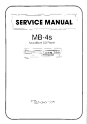Nakamichi MB-4s Service Manual