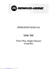 Renkus-Heinz X310 TSC Operation Manual