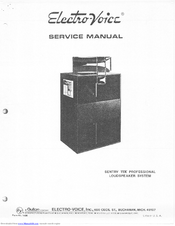 Electro-Voice SENTRY IVA Service Manual