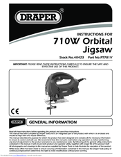 Draper PT781V Instructions For