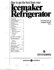 GE TI-4 Use And Care Manual
