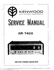 Kenwood KR-7400 Service Manual