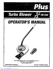 TrimmerPlus Turbo Blower TB720r Operator's Manual