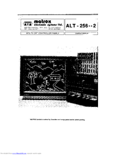 Matrox ALT-256 Series Manual