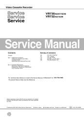 Philips VR730/02 Service Manual