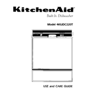 KitchenAid 4KUDC220T Use And Care Manual