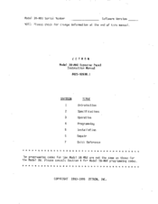 ZETRON 38-MAX Instruction Manual
