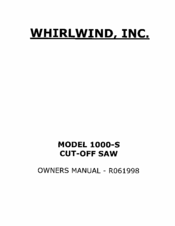 Whirlwind 1000-S Owner's Manual