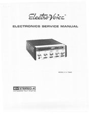 Electro-Voice 1244X Service Manual
