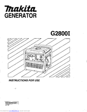 Makita G2800I Instructions For Use Manual