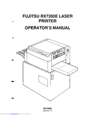 Fujitsu RX7300E Operator's Manual