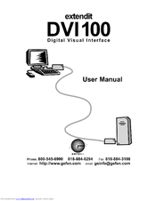 Gefen DVI-100R User Manual