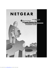 NETGEAR FB 104 Installation Manual