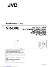 JVC VR-D0U Instructions Manual
