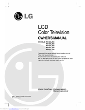 LG RM-32LZ50 Owner's Manual