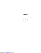 Tektronix TX-DMM TX3 User Manual