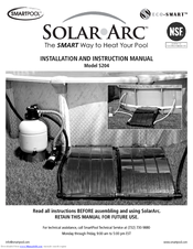 SmartPool SolarArc S204 Installation And Instruction Manual