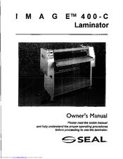 SEAL Image 400-C Owner's Manual
