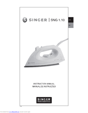 Singer SNG 1.10 Instruction Manual