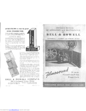 Bell and Howell Academy Owner's Manual