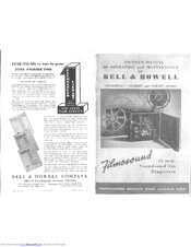 Bell and Howell Utility Owner's Manual